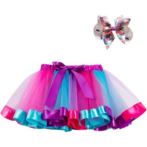 Survêtement Fille 140 Filles Enfants Tutu Party Danse Ballet Enfant Jupe Costume + Jeu D'épingle À Cheveux T 5