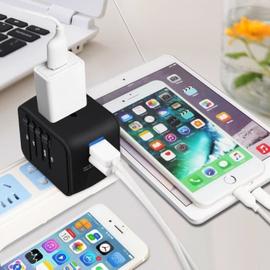 Generic Adaptateur de voyage universel et USB pour 150 pays à prix pas cher