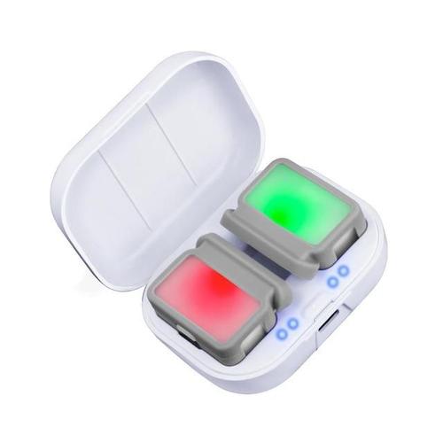 Phone Clamp Fill Light With Charging Box L375 2-Way Soft Light Adjustable Brightness 3-Color Photography Lamp For Dji Om5/4/4 Se