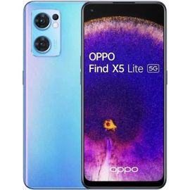 OPPO Smartphone Find X5 Lite - 256Go - 5G - Bleu Étoilé (2022) - Reconditionné - Excellent état