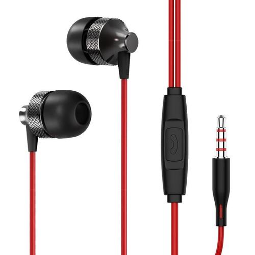 Achetez Écouteur de Casque Câblé de 3,5 mm Avec Micro et Contrôle de Ligne  Pour Samsung Xiaomi Huawei - le Noir de Chine