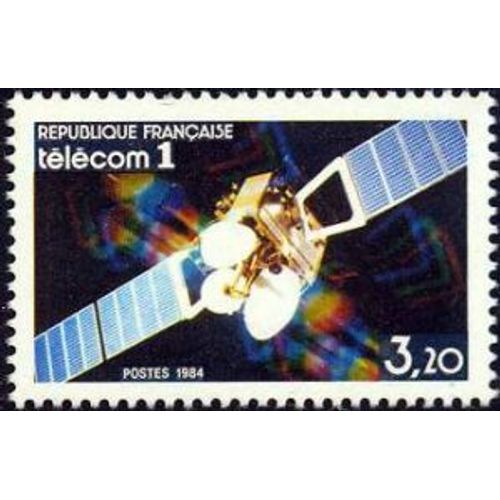 Timbre France 1984 Oblitéré - Lancement Du Satellite Telecom 1 - 3.20 Yt2333