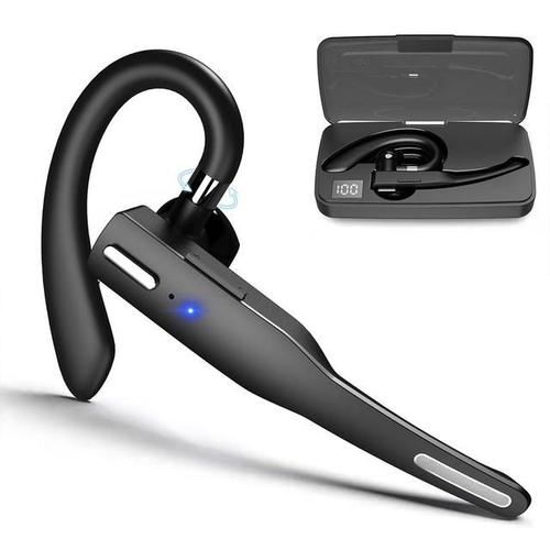 Casque d'écoute sans fil Bluetooth Yyk-525 pour les entreprises mains libres réduction du bruit appel oreille unique 5.1