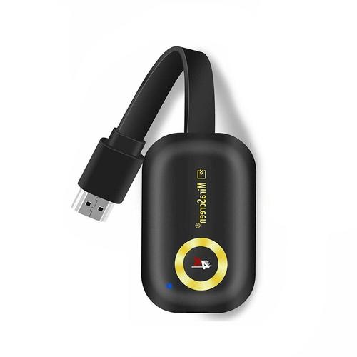 Dongle pour écran TV sans fil 4K wi-fi 2.4 ghz 1080P adaptateur Miracast G9 récepteur DLNA HDMI Mirror Miracast Airplay pour Android - Type Black