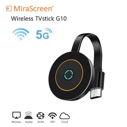 Adaptateur WIFI sans fil 2.4G 5G 4K Dongle HDTV convertisseur Audio-vidéo partage d'écran en miroir Airplay CAST iOS Android téléphone vers TV - Type G10