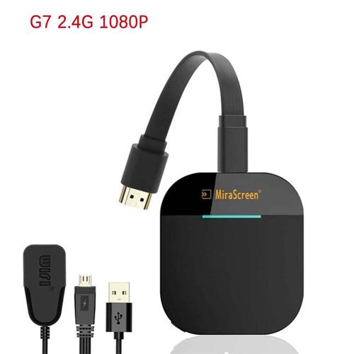 Adaptateur Dongle d'affichage HDMI sans fil 4K 1080P WiFi Streaming de films récepteur TV depuis le téléphone vers HDTV/moniteur/projecteur chrome - Type G5 1080P 2.4G