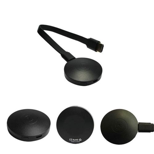 Lecteur de Streaming multimédia sans fil wi-fi 1080P pour la génération Chromecast - Type Black