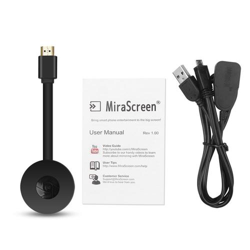 clé TV MiraScreen G2 1080P compatible HDMI affichage Wifi récepteur transmetteur vidéo pour Iphone Airplay Samsung - Type G2 TV Stick