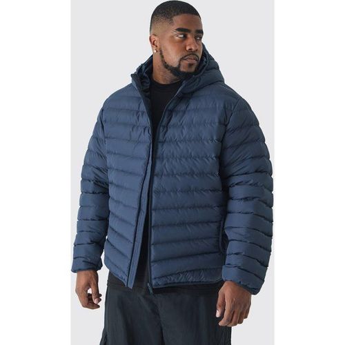 Grande Taille - Doudoune Zippée En Bleu Marine Homme - Xxl, Bleu