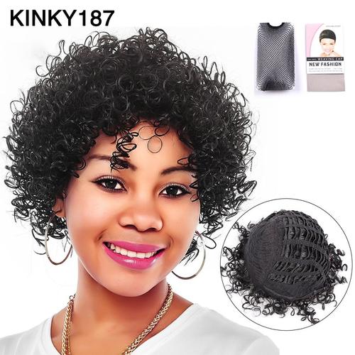 Perruque Crépue - 12 Pouces - Leeons ? Perruque Synthétique Tressée Pour Femmes, Extension Capillaire Courte Pour L'été, Style Tresses Africaines, Noires, Effet Naturel, Fibres Résistantes À La Chaleur 