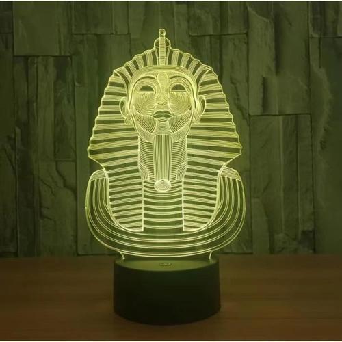 Led 3d Sphinx En Forme Usb Veilleuse 7 Couleurs Changent Contr?Le Tactile Chevet Acrylique Lampe De Table M32041 Mo17046