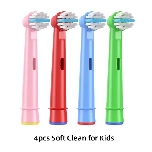 T¿ºtes De Brosse De Rechange Pour Brosse ¿¿ Dents ¿¿Lectrique Oral B",Action Crois¿¿E 3d Pro,Pr¿¿Cision Blanche,Norme 03/Clean,4 Pi¿¿Ces,"8 Pi¿¿Ces - Type 4 For Kids
