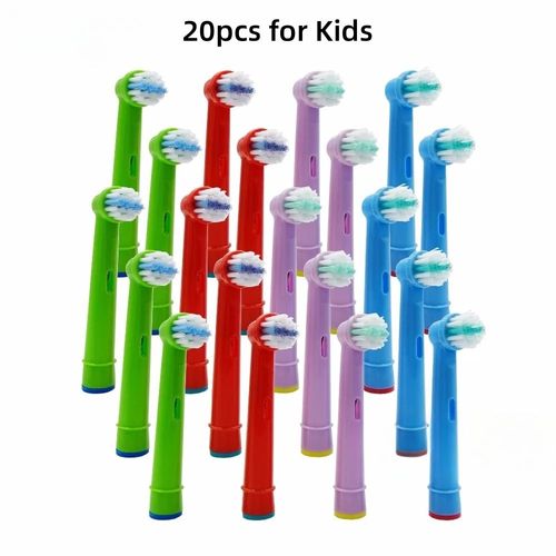 T¿ºtes De Brosse ¿¿ Dents ¿¿Lectrique 3d White Floss",T¿ºtes De Rechange Pour Oral B,Soin Des Gencives Sensibles,Action Crois¿¿E,Fiert¿¿,Propre,"20 Pi¿¿Ces - Type 20 For Kids