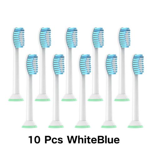 T¿ºte De Brosse ¿¿ Dents ¿¿Lectrique Pour Enfants",Remplacement,S¿¿Rie Philiduration Kids Hbery,Hx6,Hx8,Hx9,"10 Pi¿¿Ces - Type 10whiteblue