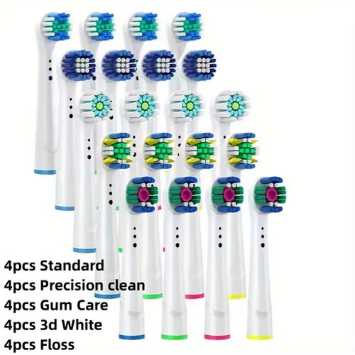 T¿ºte De Brosse ¿¿ Dents ¿¿Lectrique",Compatible Avec Braun,Oral B,Pro Smart Vitality,Genius,Triumph,Teen Kids,"20 Pi¿¿Ces - Type 20pcs Various E