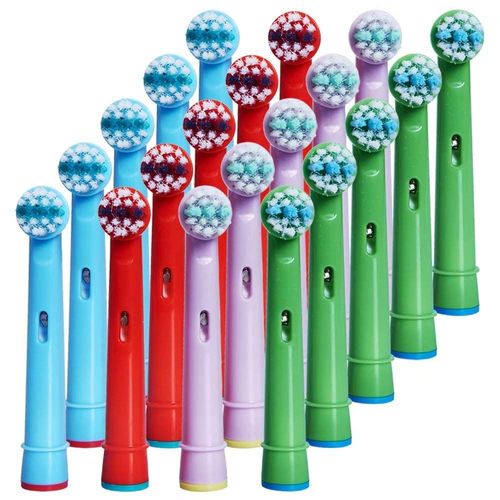 T¿ºte De Brosse ¿¿ Dents ¿¿Lectrique",Compatible Avec Braun,Oral B,Pro Smart Vitality,Genius,Triumph,Teen Kids,"20 Pi¿¿Ces - Type 20pcs Kids