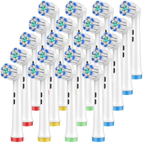 T¿ºte De Brosse ¿¿ Dents ¿¿Lectrique",Compatible Avec Braun,Oral B,Pro Smart Vitality,Genius,Triumph,Teen Kids,"20 Pi¿¿Ces - Type 20pcs Extrathinsoft