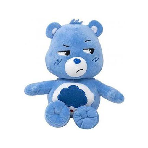 Peluche Bisounours Touronchon Bleu Avec Nuage 44 Cm - Set Doudou Et 1 Carte Tigre- Enfant - Ours