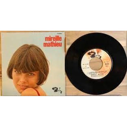 Mireille Mathieu Disque Vinyle 45 Tours - La Derniere Etoile