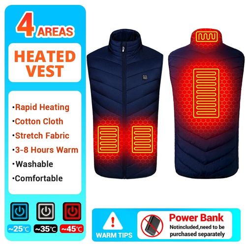 Veste Thermique À Infrarouge Usb Pour Homme,Vêtement D'hiver Électrique Pour Randonnée,Taille 6xl,21 Zones De Chauffage