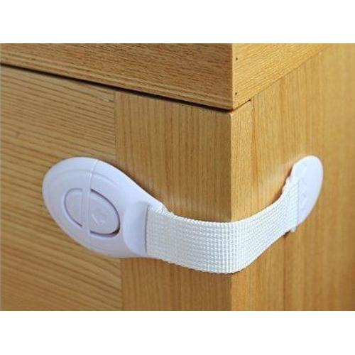 Verrou Multifonction pour Sécurité Bébé | Bloque tiroir Placards armoire | Bloque porte Bébé serrure placard sécurité Enfant frigo sécurité bébé fenetre | 6 lot (pack) | 100% GARANTIE et LIVRAISON GRATUITE