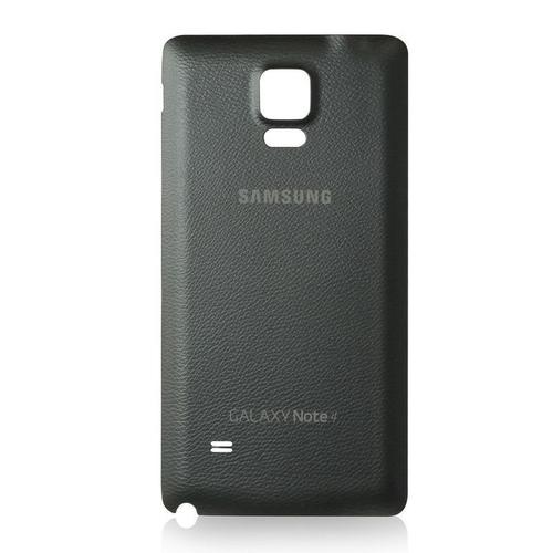 Couvercle Façade Arrière Dorsal Coque Cache Batterie Noir D'origine Samsung Galaxy Note 4 N910 [100% Original Officiel Batterie Et Téléphone Non Inclus] N910tdr