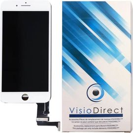 Ecran Complet Pour Iphone 8 Plus Téléphone Portable Blanc Vitre Tactile + Écran Lcd Sur Chassis - Visiodirect