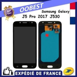Ecran Remplacement Complet ( Vitre + Tactile + Lcd ) Noir Pour Samsung Galaxy J5 2017 J530 Sm-J530f