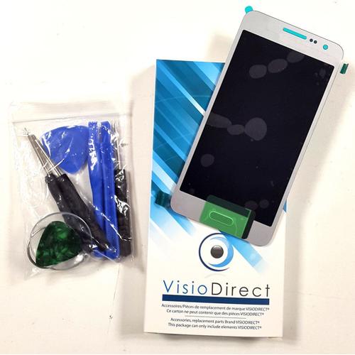 Visiodirect® Ecran Complet Pour Samsung Galaxy Ace 4 Sm-G357fz Téléphone Portable Gris Vitre Tactile + Écran Lcd