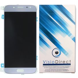 Visiodirect® Ecran Complet Pour Samsung Galaxy J5 2017 Sm-J530f Téléphone Portable Bleu Vitre Tactile + Écran Lcd