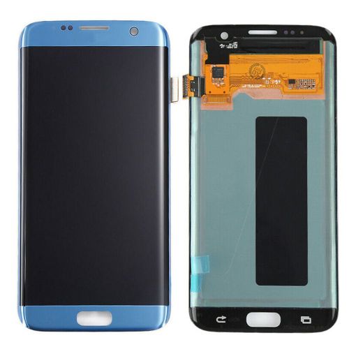 Digitizer À Écran Tactile Lcd Pour Samsung Galaxy S7 Edge G935f Avec / Sans Image-Bleu Sans Cadre