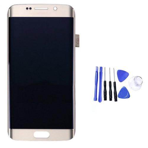 Pour Samsung Galaxy S6 Edge G925 G925f Ecran Tactile Lcd Complet Vitre Or