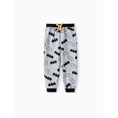 Justice League Toddler,Kid Boy 1pc Coton Batman Logo Motif Colorblock Pantalon