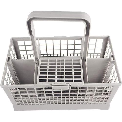 Panier à couverts universel pour lave-vaisselle - Plusieurs compartiments - Compatible avec lave-vaisselle Bosch/Hotpoint/Neff/Siemens/Smeg