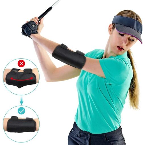 Lot De 2 Brassards D'entraînement Swing Golf - Correction Posture, Nylon élastique, Pour Hommes Et Femmes - 4