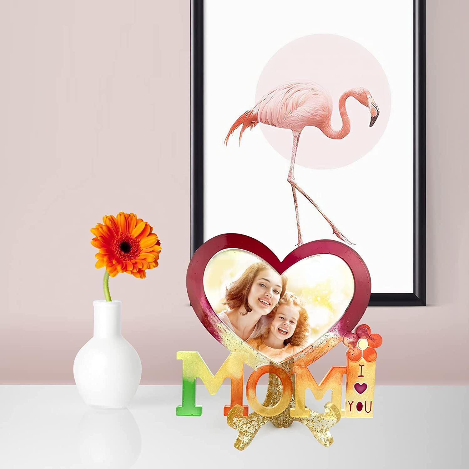 Moule Pour Resine En Cadre Photo, Moulle Silicone Epoxy En