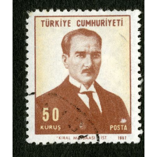 Timbre Oblitéré Turkiye Cumhuriyeti, 1967, Posta, 50 Kurus