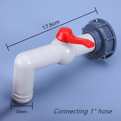Raccord PVC 1/2 ID Pour Réservoir D'eau - Connecteur Droit Gris Uxcell - Neuf