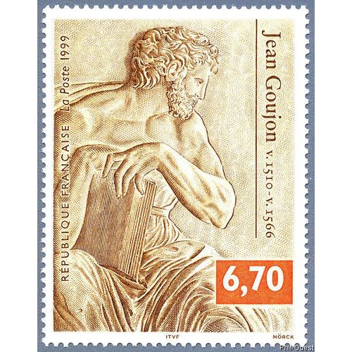 Timbre De 1999 - Jean Goujon - L Evangéliste Saint Luc