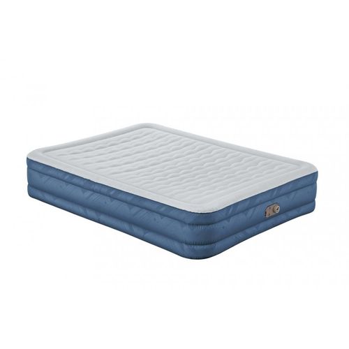 Bestway Matelas Gonflable 2 Places Fortech? Snugable Top? 203 X 152m X 36cm Avec Pompe Électrique Intégrée
