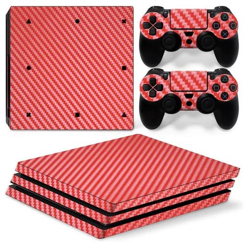 Rose - Housse Autocollante En Vinyle Pour Console Playstation 4 Pro Et 2 Manettes, Accessoires De Jeu