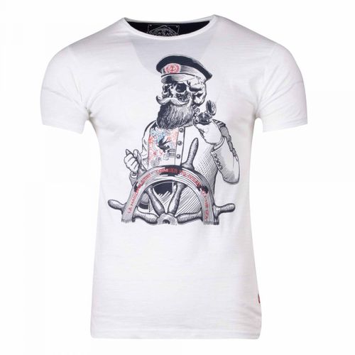 Tee Shirt Manches Courtes Imprime Coton Doux Capitaine Maxwell Assor 24 Homme Blaggio