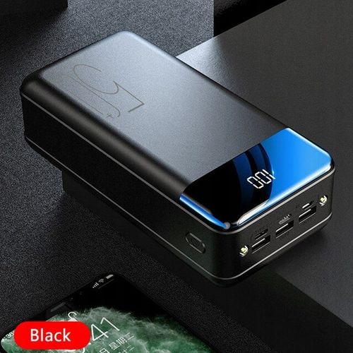 Chargeur Portable Batterie,Powerbank Noir 50000mah Iop139