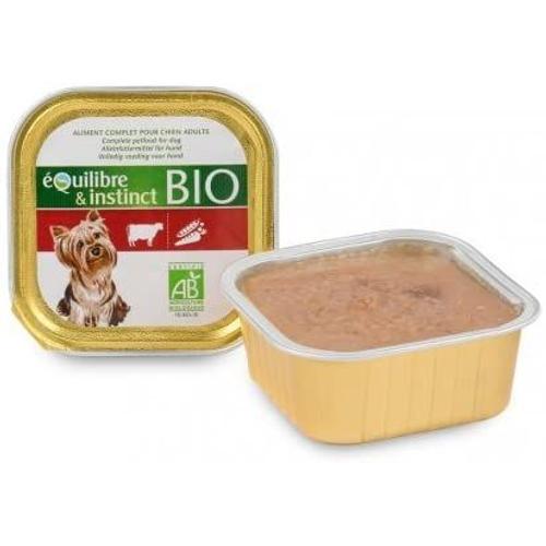 Equilibre & Instinct Bio Pâtée Au Boeuf Pour Chien - 1 Barquette X 300g