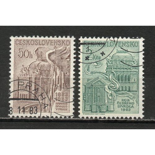 Timbre-Poste De Tchécoslovaquie