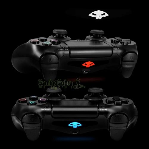 Autocollants En Vinyle Pour Manette Ps4 Slim Pro, 15 Paires, Barre Lumineuse Personnalisée