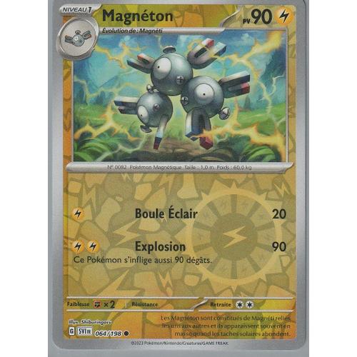 Carte Pokemon - Magnéton - 064/198 - Reverse - Ecarlate Et Violet -