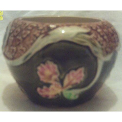 Ancien - Petit Cache Pot - Barbotine - " Fives Lille " - Numéroté