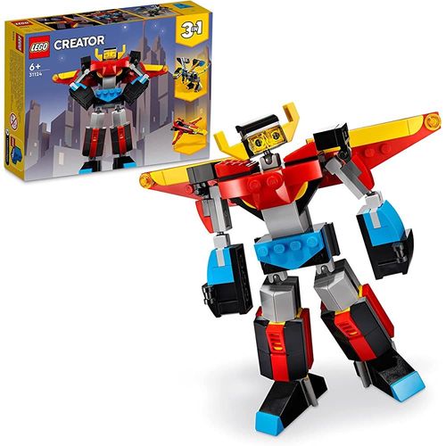 Nouveau Non Déballélego 31124 Creator 3 En 1 Le Super Robot, Se Transforme En Dragon Et En Avion À Réaction, Jouet De Construction Créatif Pour Les Enfants De 7 Ans Et Plus
