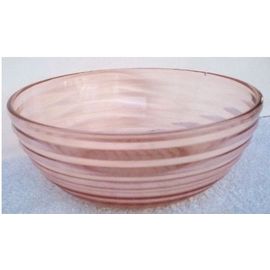Vintage - Compotier - En Verre - Rose